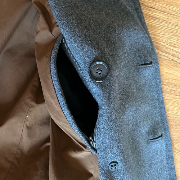 J Crew grey peacoat size M. - Picture 12 of 16